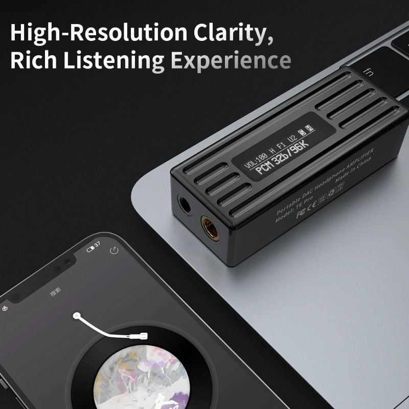 TRN TE Pro Portable HiFi Decoding Headphone Amplifier Dongle, DAC Adapter Cable, Audio Amp for Mobile Phone - Image 5