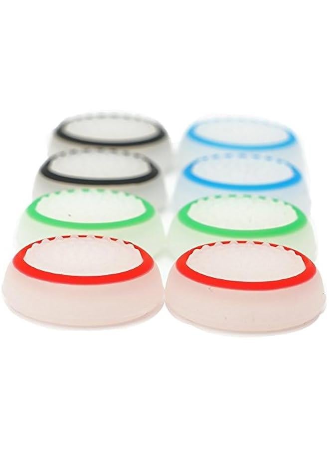 16 Pieces Silicone Noctilucent Thumb Grip Caps Controller Joystick Cap Covers for PS-Series, Xbox-Series Analog Stick Caps Replacement - Image 4
