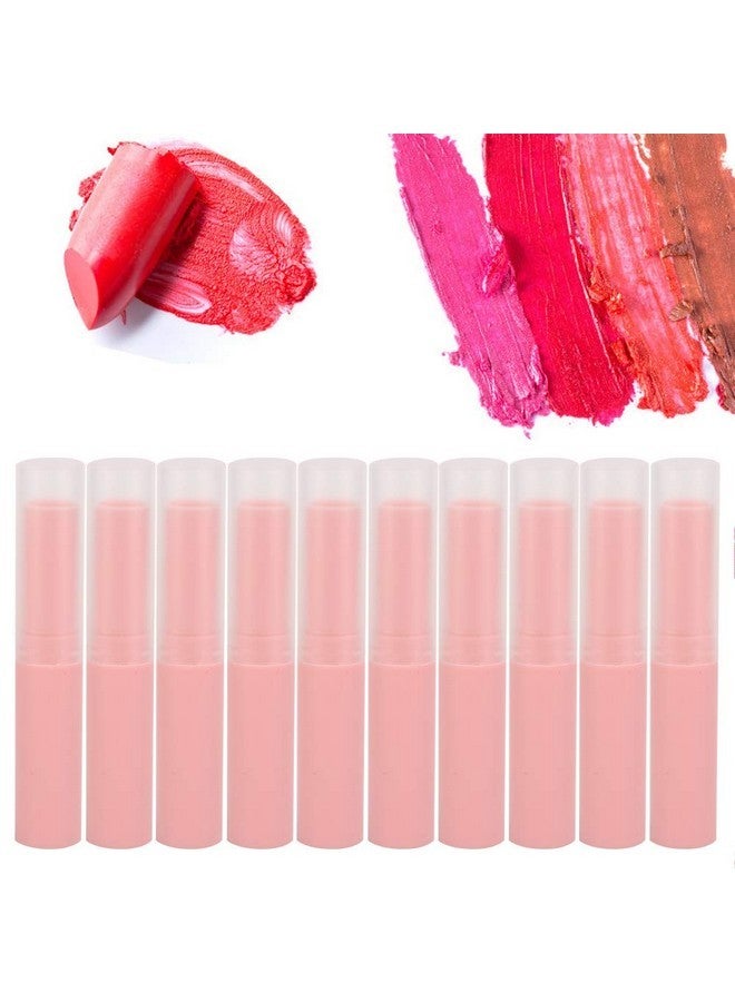 Cimenn Lip Gloss Tubes Empty Containers, 10Pcs Empty Lip Balm Tube Lip Gloss Container Diy Lipstick Making Accessory Cosmetic Holder Home Diy Cosmetic Tube Tools For Lipstick Lip Balm Lip Gloss(Pink) - Image 1