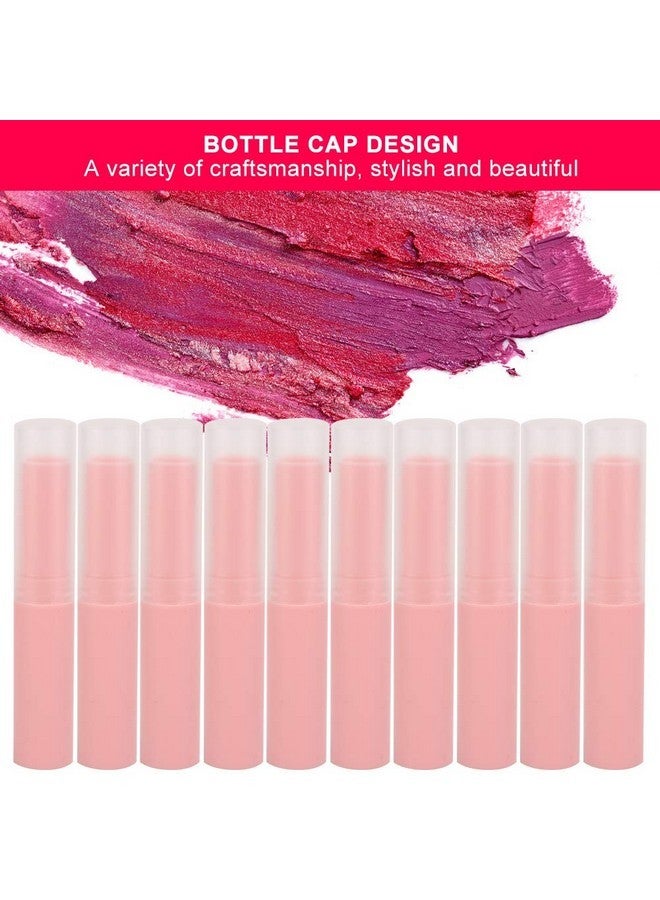 Cimenn Lip Gloss Tubes Empty Containers, 10Pcs Empty Lip Balm Tube Lip Gloss Container Diy Lipstick Making Accessory Cosmetic Holder Home Diy Cosmetic Tube Tools For Lipstick Lip Balm Lip Gloss(Pink) - Image 2