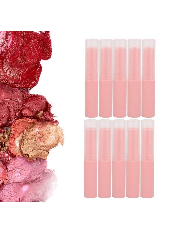 Cimenn Lip Gloss Tubes Empty Containers, 10Pcs Empty Lip Balm Tube Lip Gloss Container Diy Lipstick Making Accessory Cosmetic Holder Home Diy Cosmetic Tube Tools For Lipstick Lip Balm Lip Gloss(Pink) - Image 4