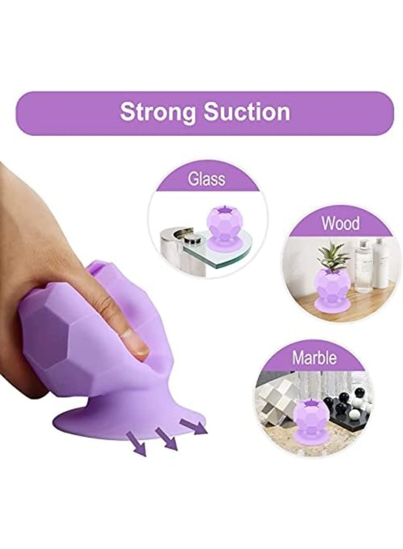 Luckam Suctioned Vinyl Weeding Scrap Collector Craft Silicone Suction Cups for Vinyl Disposing, Weeding Tools Supplies Scrap Holder for Vinyls, Weeder Holder for Heat Transfer Vinyl Disposing - Image 2