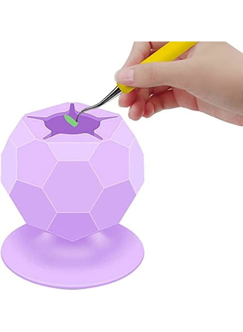 Luckam Suctioned Vinyl Weeding Scrap Collector Craft Silicone Suction Cups for Vinyl Disposing, Weeding Tools Supplies Scrap Holder for Vinyls, Weeder Holder for Heat Transfer Vinyl Disposing - Image 1