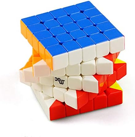 cuberspeed YJ MGC 5X5 M stickerless Speed Cube MGC Magnetic 5X5X5 Cube Puzzle - Image 4