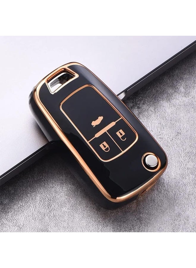 Rubik غطاء حماية من مادة TPU الناعمة بثلاثة أزرار من Rubik لسيارات Chevrolet Camaro Cruze Chevy Equinox Sonic Terrain، جراب حماية ممتاز للتحكم عن بعد - Image 2