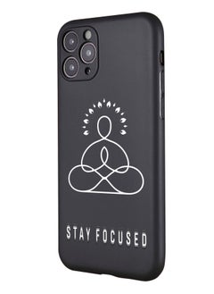 MOBILIUS for iPhone 11 Pro Max Case, Shockproof Protective Phone Case Cover for iPhone 11 Pro Max, with Stay focused Pattern  - Image 1
