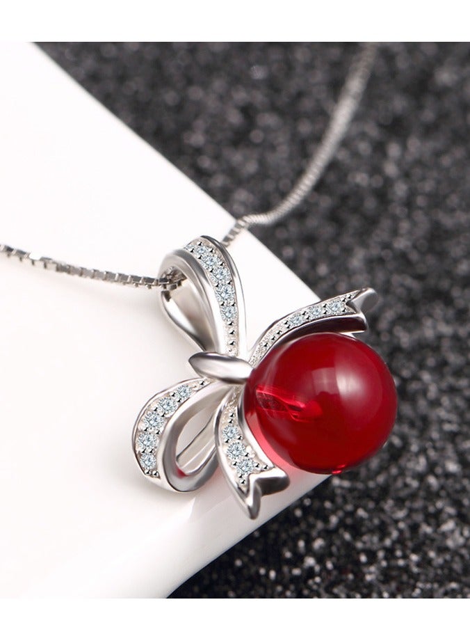 J.Rosée Swarovski Elements Crystal 18K Rose Gold Plated 925 Sterling Silver Pendant Necklace for Women Gift Packing J.Rosée Fashion Jewelry YJ-00372 - Image 2