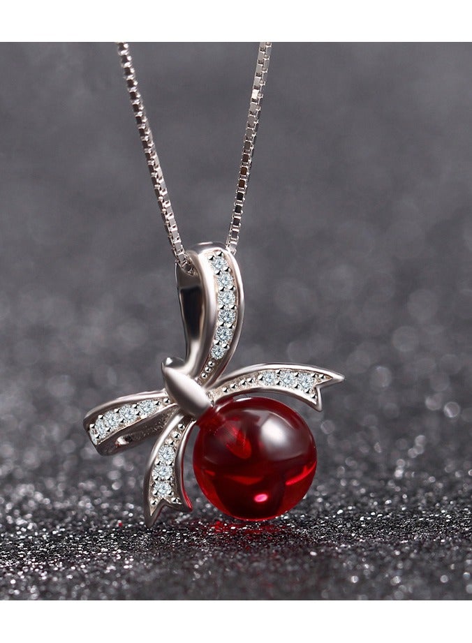 J.Rosée Swarovski Elements Crystal 18K Rose Gold Plated 925 Sterling Silver Pendant Necklace for Women Gift Packing J.Rosée Fashion Jewelry YJ-00372 - Image 3