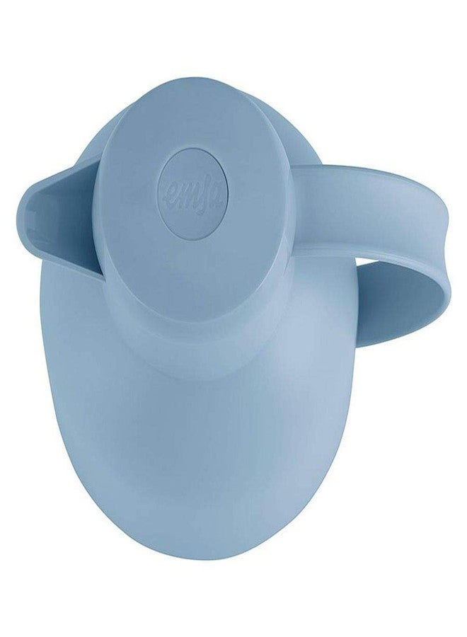 Emsa Samba , Plastic Thermal Jug 1 Litre, Powder Free, Blue - Image 2
