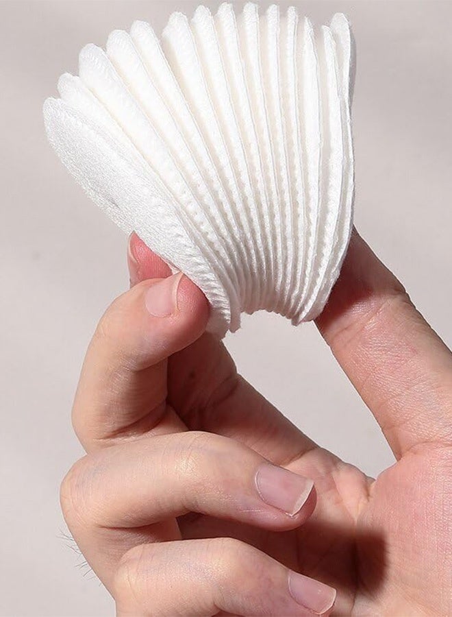 3 Packs of 100% Cotton Makeup Remover Cotton Pads, 3 * 150 Soft Round Cotton Pads, Suitable for Sensitive Skin, Gentle Makeup Removal, Pure Cotton Round Makeup Remover, 5.5 * 5.5 cm - Image 5