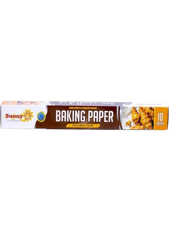 Sunny Baking Paper Non-Stick and Grease Proof White, 45cm X 10m  - Image 4
