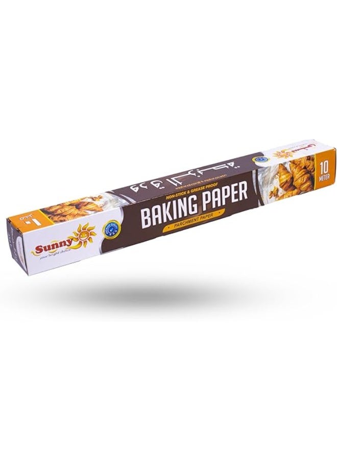 Sunny Baking Paper Non-Stick and Grease Proof White, 45cm X 10m  - Image 1