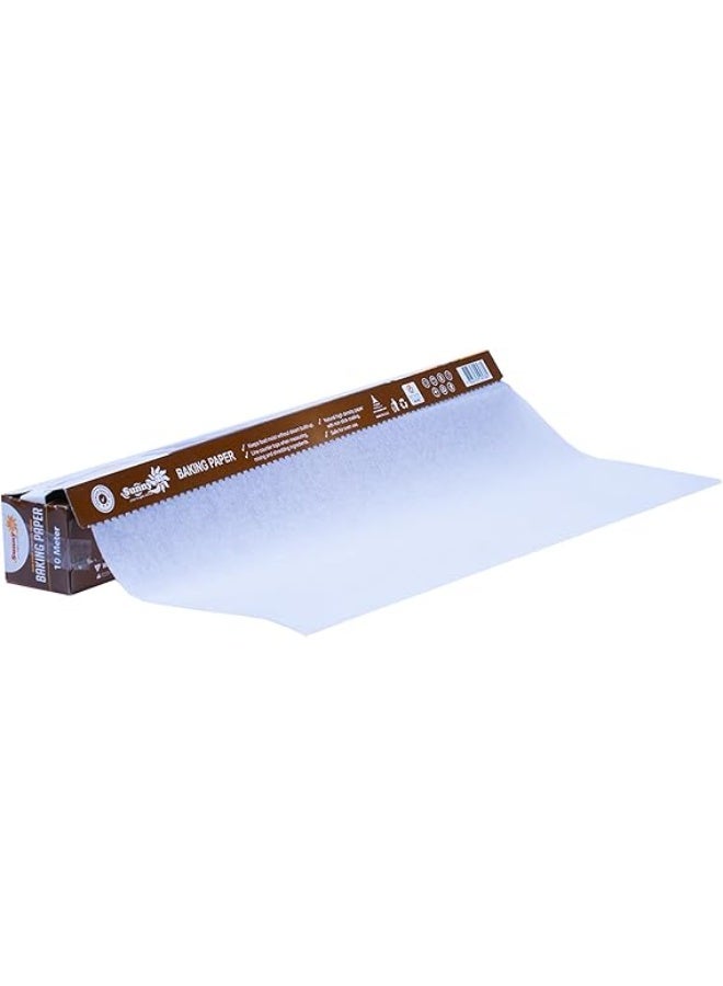 Sunny Baking Paper Non-Stick and Grease Proof White, 45cm X 10m  - Image 3
