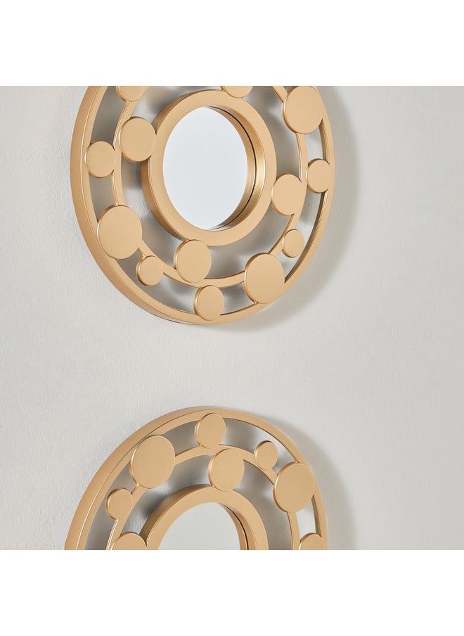 Home Box Faiz 3-Pieces Round Mirror Set 25 X 25 Cm  - Image 3