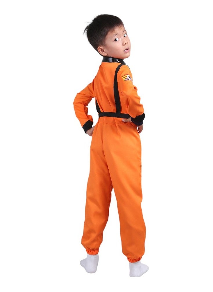 خربش كيدو - زي رائد الفضاء للأطفال - برتقالي - Image 1