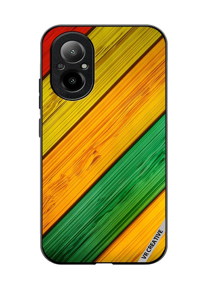 VR CREATIVE Protective Case Cover For Realme C67 4G Flower Design Multicolour - Image 1