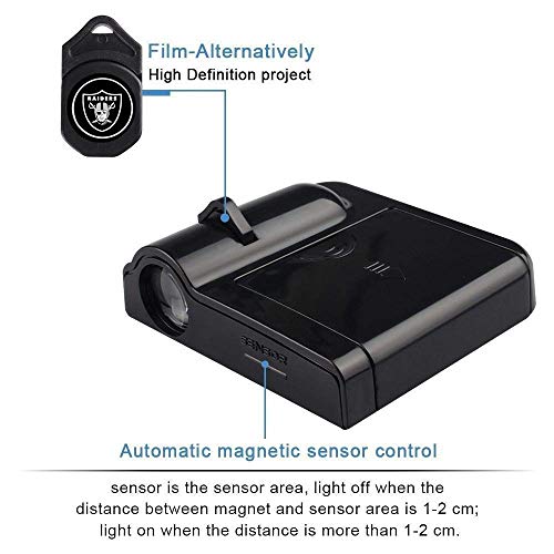 Automaze Wireless Car Welcome Logo Shadow Projector Ghost Lights Kit Compatible for Hyundai Cars - Set of 2 - Image 3