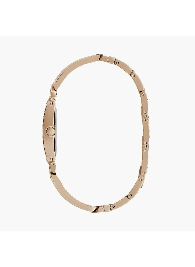 جس Gold Analog Watch for Women