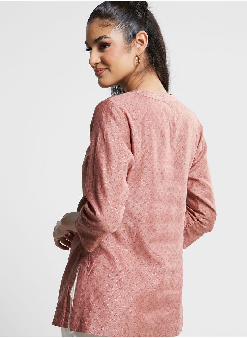 Fabindia - Printed Short Kurti - Image 1