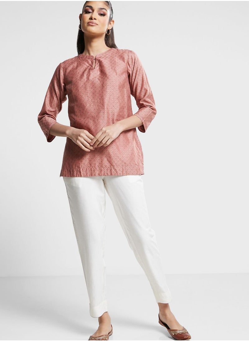 Fabindia - Printed Short Kurti - Image 1