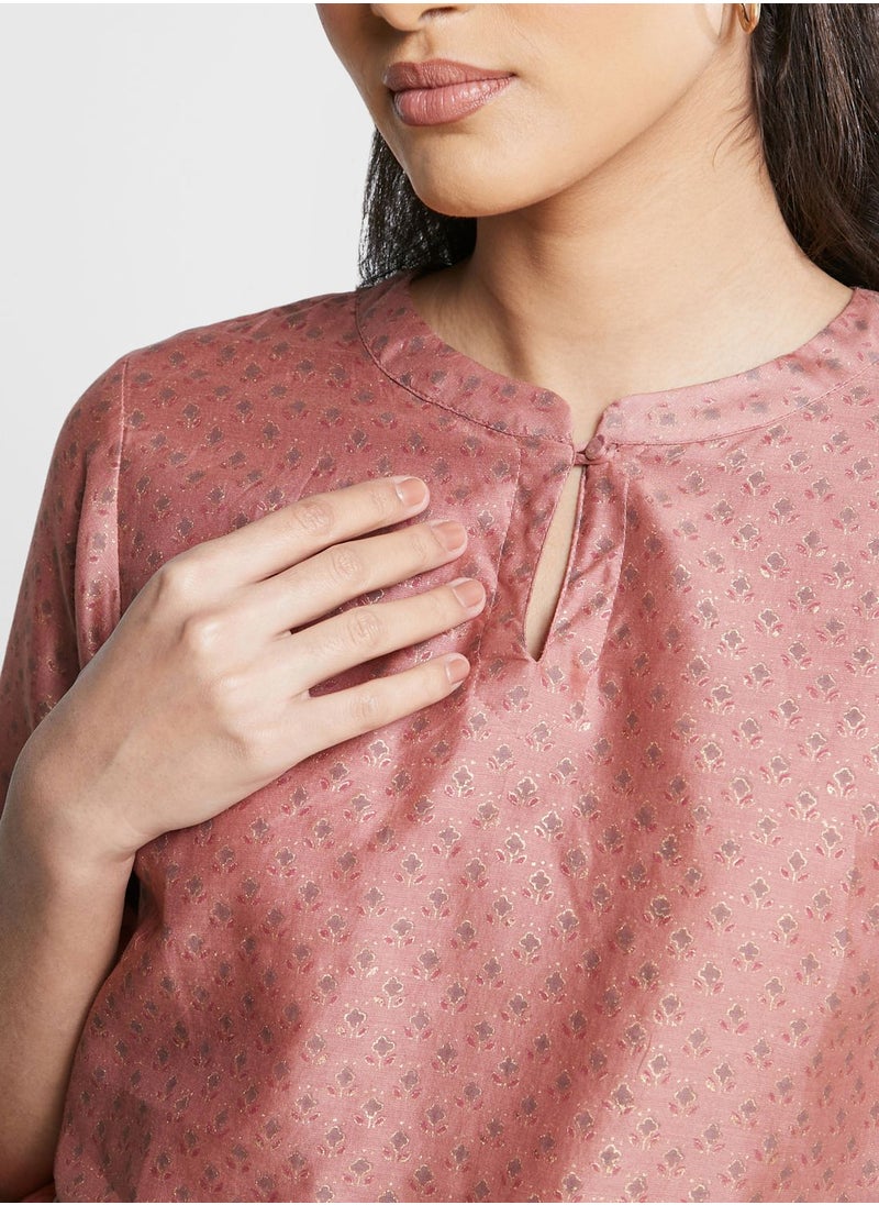 Fabindia - Printed Short Kurti - Image 1