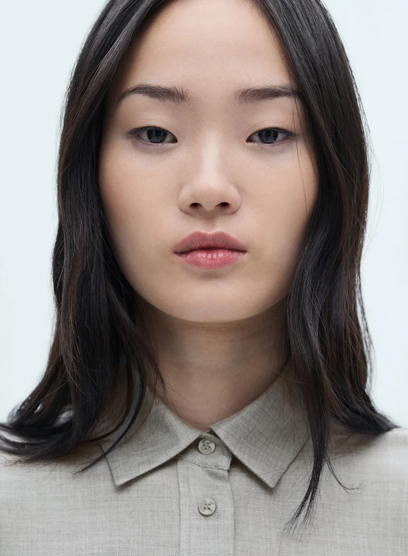 MANGO Patch Pocketed Shirt