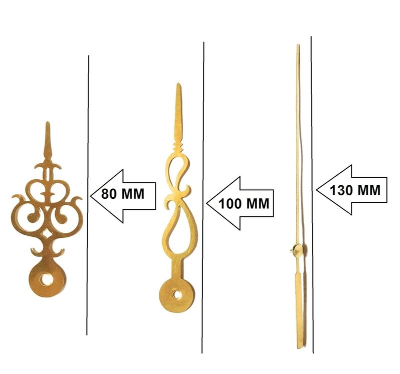 IndiA Craft Jaipur Superhero Quartz Ticking Movement Plastic Machine for Wall Clock (Gold4) - Image 3