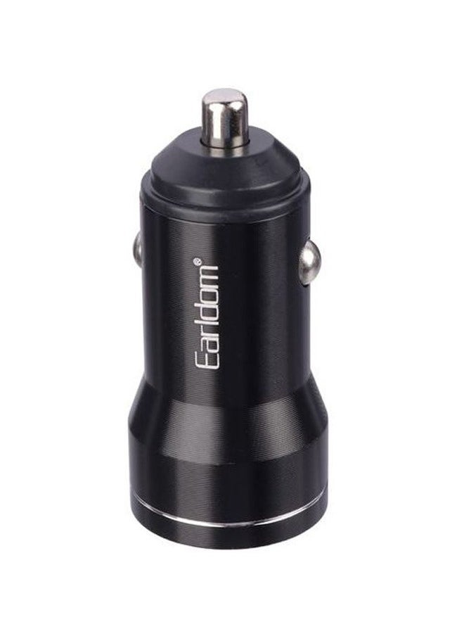 Earldom Earldom CC19M-Car Charger With Dual USB Ports Earldom Fast Charge 2.4A + Type-c Cable - Black  - Image 5