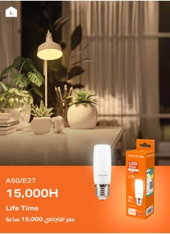LAWAZIM 9W LED Stick E27 -4 Piece 3000K Warm White- Energy Saving 55W Equivalent Non-Dimmable Lightbulbs with 720 Lumens and a Lifespan of 15,000 Hours - for Wall Sconces, Desk Lamps, and Garage Use  - Image 4