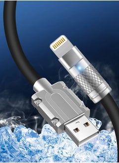 مي وان كابل شحن سريع 120 وات USB A إلى لايتنينج للآيفون 1 متر أسود  - Image 5
