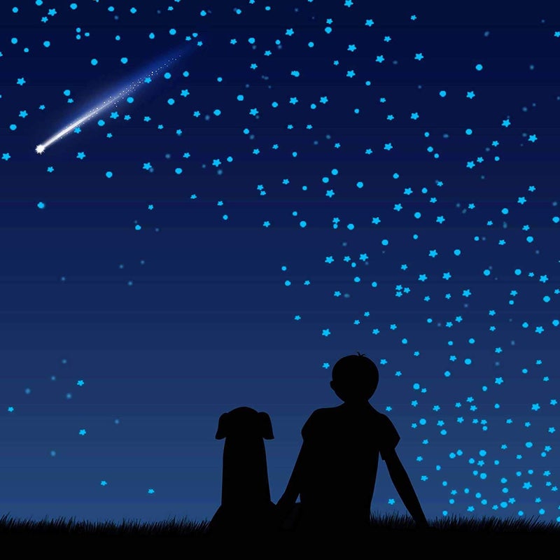 Neasyth 1230 PCS Glow in The Dark Stars Wall Stickers, 3D Adhesive Dots Decor Starry Sky Decor for Kids Bedroom, Beautiful Wall Decals (Blue) - Image 5