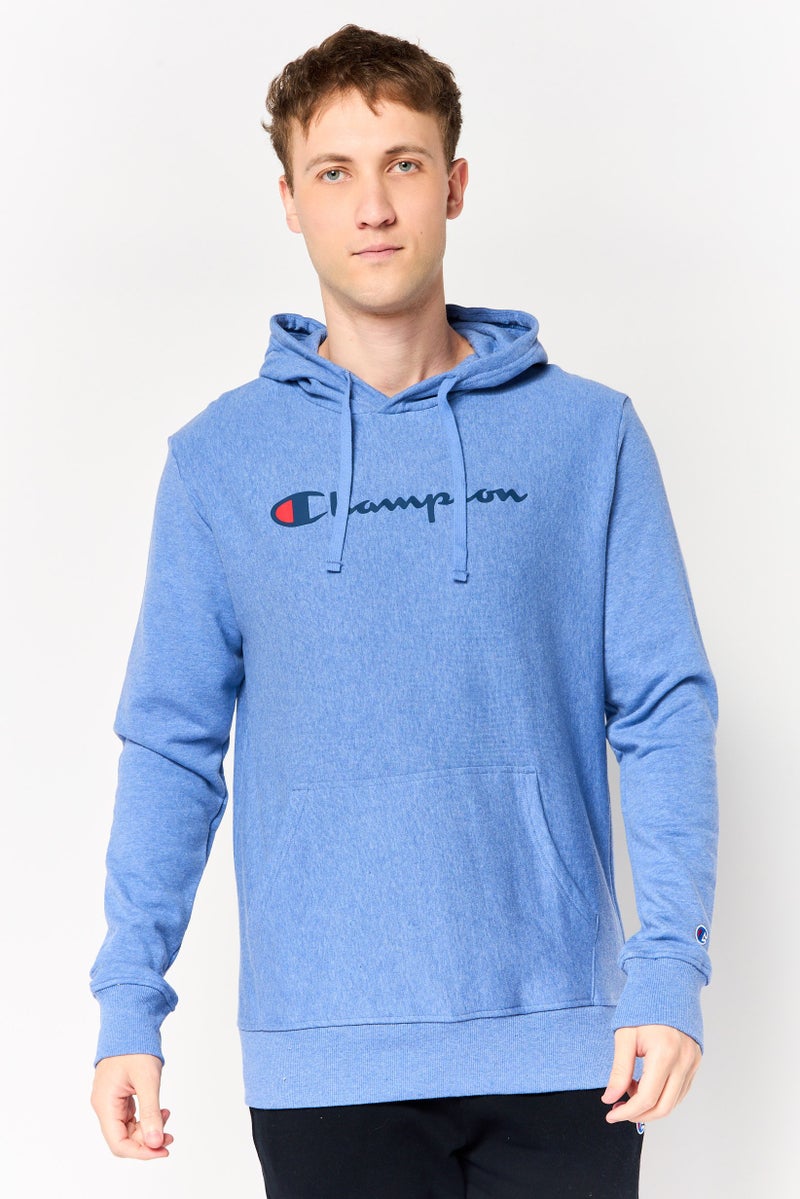 Champion Men Sportswear Fit Long Sleeve Outdoor Sweatshirt, Blue - Image 1