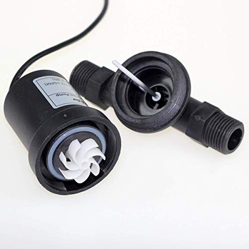 bayite BYT-7A014A DC 12V Solar Hot Water Heater Circulation Pump with DC Power Supply Adapter Low Noise 3M Head 8LPM 2.1GPM - Image 5