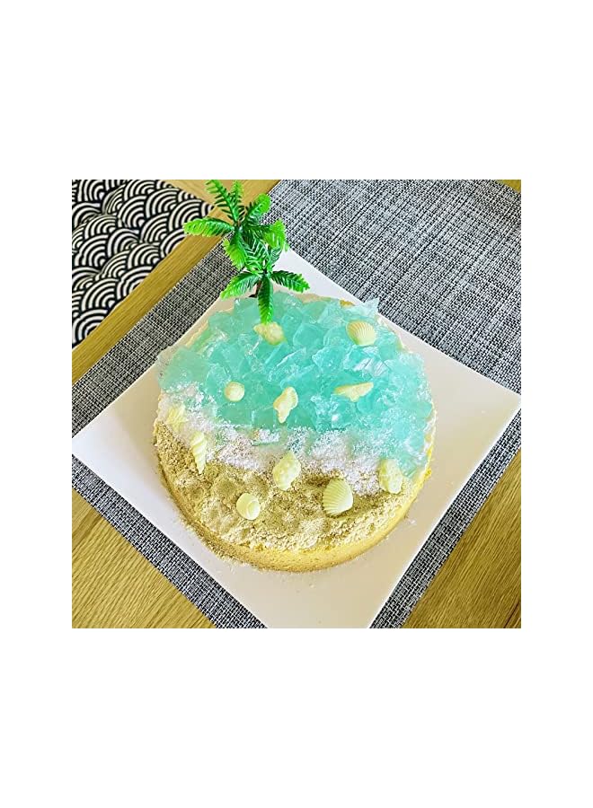 S-TOP 3 PCS Marine Theme Cake Fondant Silicone Mold Seashell Conch Starfish Coral Under the Sea Handmade Pastry Baking Molds for DIY Cake Border Decoration Chocolate Candy Polymer Clay Crafting Projects - Image 5