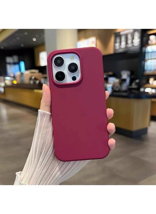 For Apple Mobile Phone Case For Iphone16 Liquid Silicone Protective Case 15 14 Men And Women 12 Advanced Sense Mobile Phone Case-Color:Plum Color [with Logo + Packaging Box]-Applicable Models:For Iphone14 Plus - pzsku/Z38D93BECCB2AB0CEC8BBZ/45/1745047889/b9155605-3c49-481b-ba74-dfefdd72ffe1
