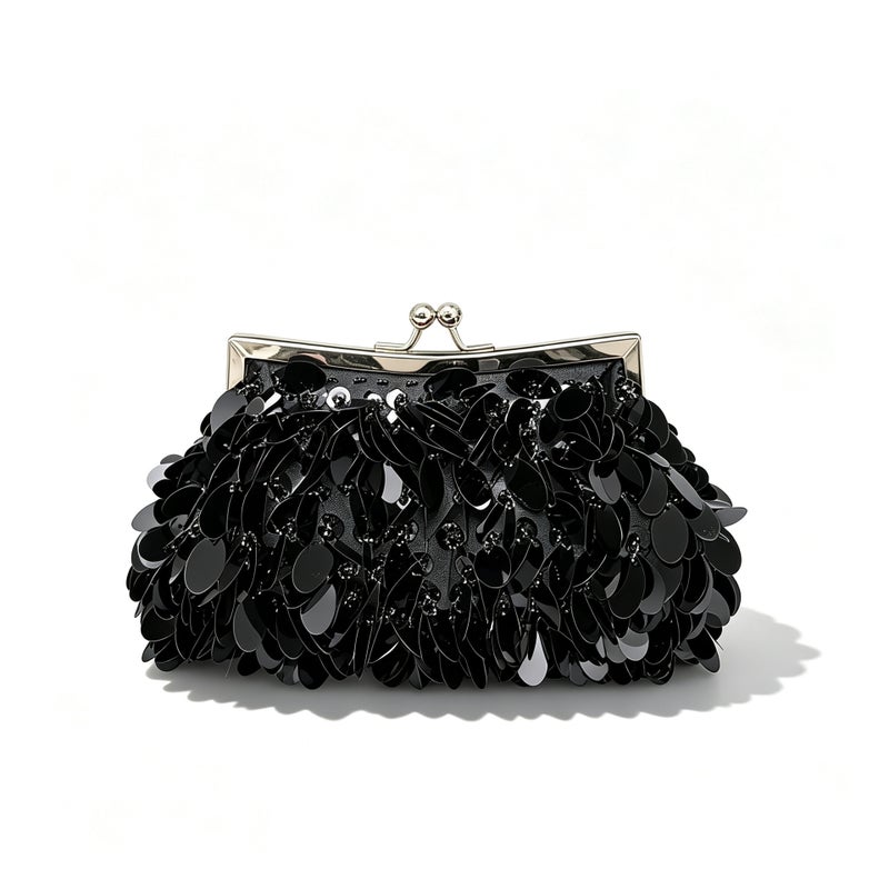Sequin Clutch Evening Bag - Image 3