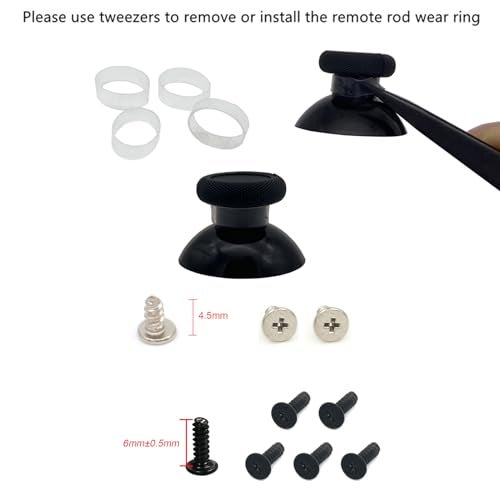 Onyehn 4pcs Analog 3D Joystick Thumbstick Replacement Parts with Screwdriver Repair Kits fit for Sony PlayStation 4 PS4 Controllers - Image 4