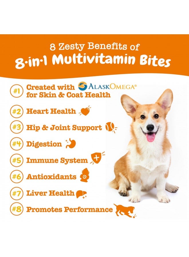 Zesty Paws Multifunctional Supplements For Dogs - Glucosamine Chondroitin For Joint Support With Probiotics For Gut And Immune Health – Omega Fish Oil With Antioxidants And Vitamins For Skin And Heart Health  - Image 2