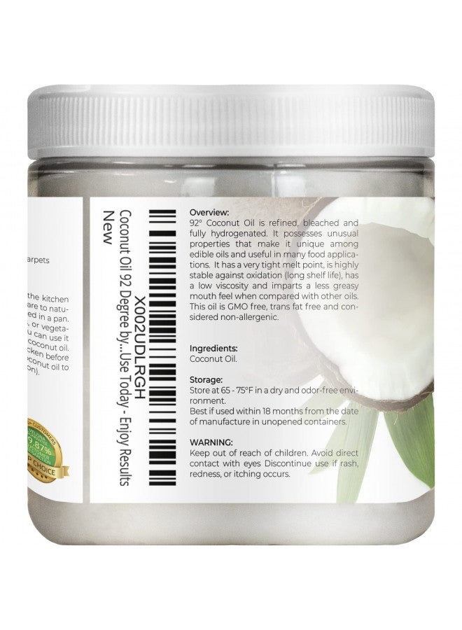 velona velona Coconut Oil 92 Degree 8 fl oz | 100% Pure and Natural Carrier Oil | in jar | Refined, Cold pressed | Skin, Face, Body, Hair Care | Use Today - Enjoy Results - Image 4