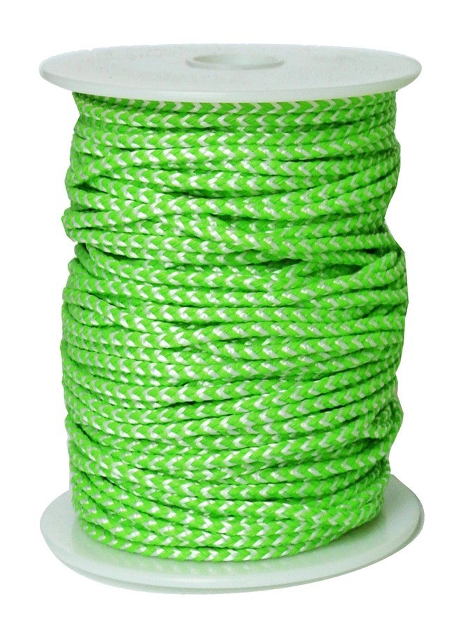 Jameson Poly/Dyneema® Throw Line, 2.5mm x 180 ft, High Strength 450 lbs, Neon Green & White, Compatible with Tru Shot Launcher - Ideal for Arborist & Tree Care - Image 1