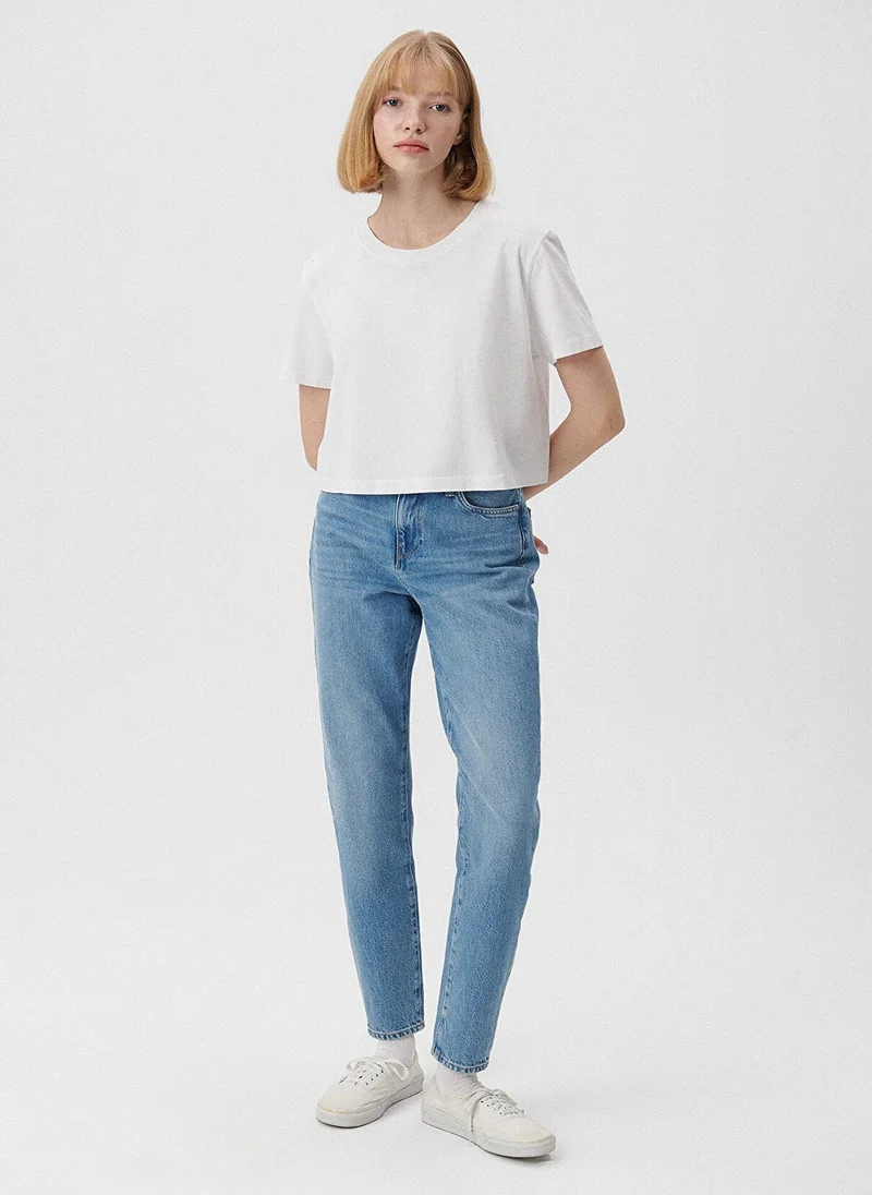 مافي Cindy light Blue Street Jean Pants