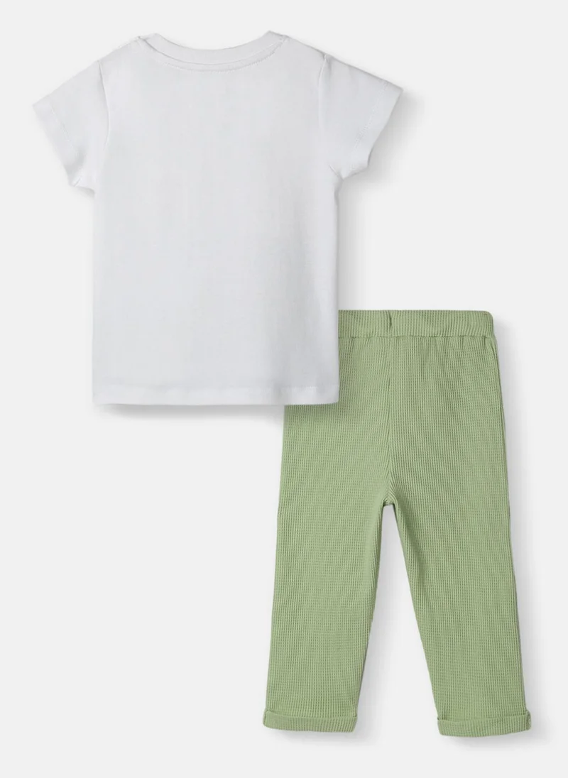 نوتيناتي طقم ملابس أطفال أولاد بطبعة حيوانات من نوتيناتى