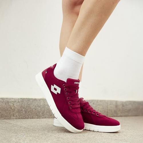 Lotto Women Impulso Mistro Maroon Sneakers - Image 2