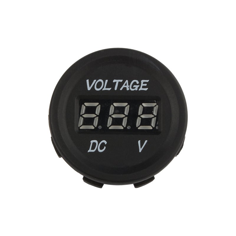 LED Digital Voltmeter for DC 12V-24V Vehicles - Universal Car Voltage Meter with Reverse Connection Protection - Compact Battery Monitor for Motorcycles Cars Boats - Image 4
