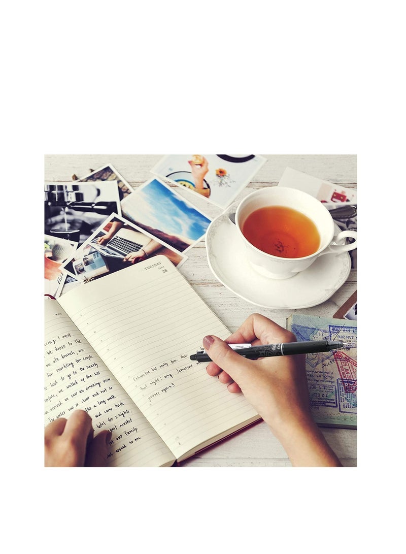 PILOT 4-Piece Frixion Clicker Erasable Ball Pen 0.5mm Tip Multicolour - Image 3