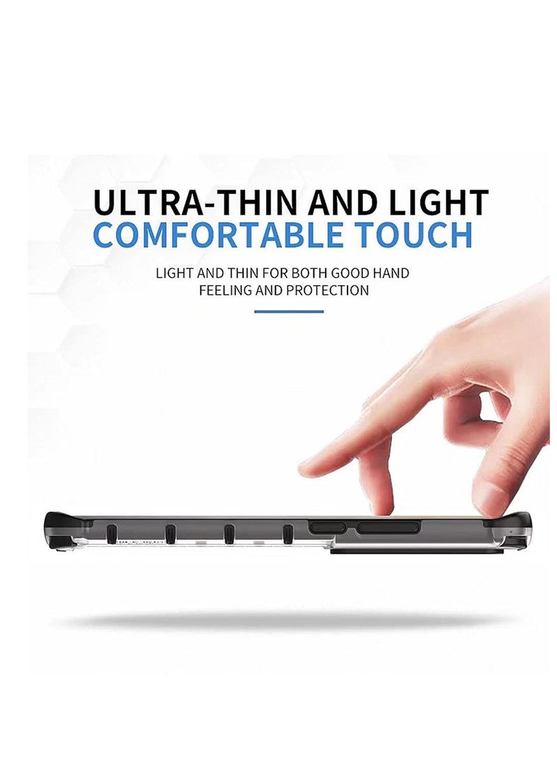 SYOSI Case for Xiaomi POCO F5 Pro 5G, Ultra-thin Silicone TPU Shockproof Bumper Phone Case Cover, Advanced Air Cushion Drop Protection, Honeycomb Shape (White) - Image 3