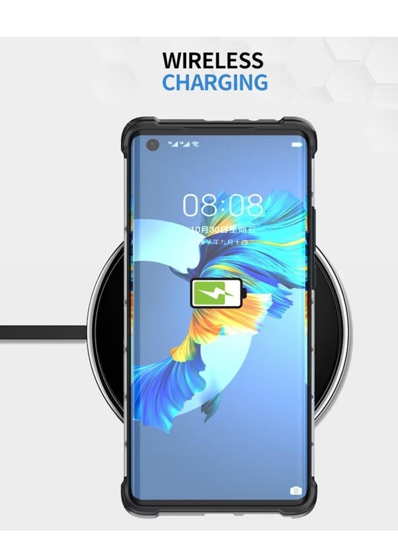 SYOSI Case for Xiaomi POCO F5 Pro 5G, Ultra-thin Silicone TPU Shockproof Bumper Phone Case Cover, Advanced Air Cushion Drop Protection, Honeycomb Shape (White) - Image 5