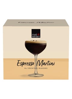 Orchid Royal Leerdam Expresso Martini Cocktail Glass Set 240ml  - Image 5