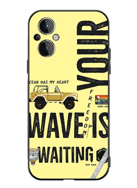 Protective Case Cover For OnePlus Nord N20 5G Your Wave Is Waiting Design Multicolour