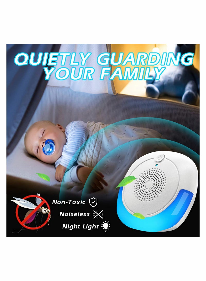 Zikra Ultrasonic Pest Repeller 6 Packs Electronic Plug Control Mosquito Indoor for Home Office Bugs Roaches Spiders Flies Mosquitoes Bat Fleas Rodents - Image 4